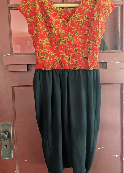 Vintage stunner! Donna Morgan velvet dress - Picture 8 of 14